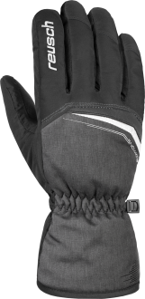 Reusch Snow King 4801198 7721 black grey front